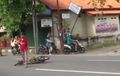 Video Pemuda Ngebut Sampai Ndlosor, Eh Malah Ngamuk Sama Motor Sendiri