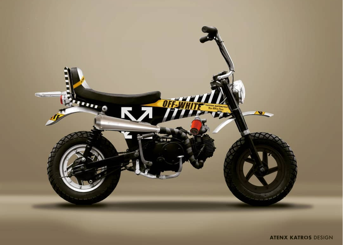 Desain motor custom baru untuk Gibran Rakabuming yang bertema hypebeast