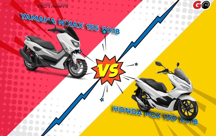 Yamaha NMAX vs Honda PCX150