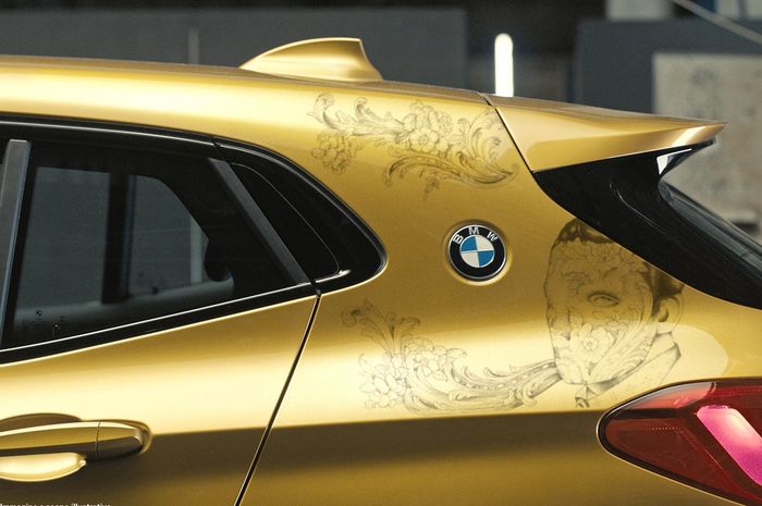 BMW X2 Rebel Edition dengan tato unik 