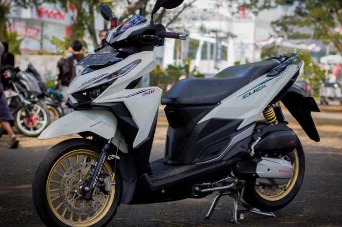 Honda Vario 125 modifikasi tampil lebih elegan