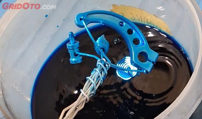 Cara anodize part aluminium motor 