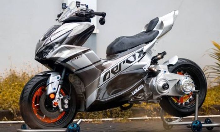 Yamaha Aerox custom garapan Ahmad Untung