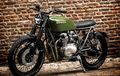 Honda CB550K Dirombak ala Brat Style, Tampang Minimalis dan Elegan