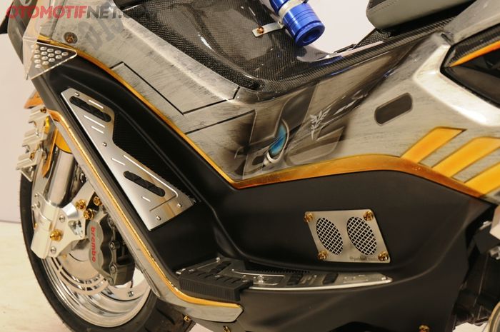 Bordes Black Diamond warna silver senada dengan bodi Yamaha NMAX, klopppp