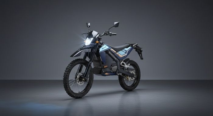 Emmo JVX GT punya postur layaknya motor trail tulen