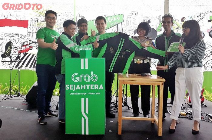 Ilustrasi. Peresmian GrabBike Lounge di Daan Mogot, Jakarta Barat