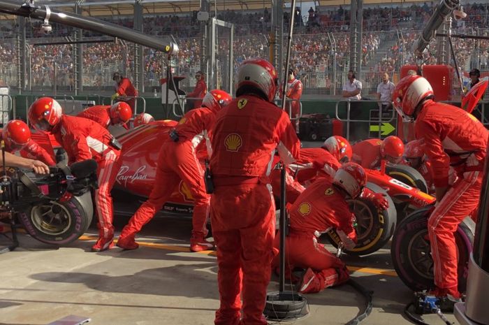 Pit stop Ferrari
