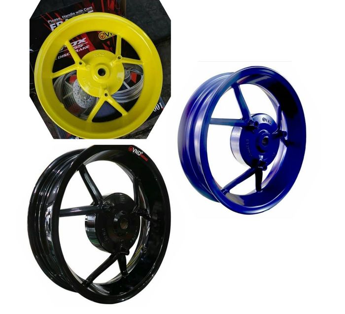 Tiga pilihan warna pelek double disk VND buat Aerox 155