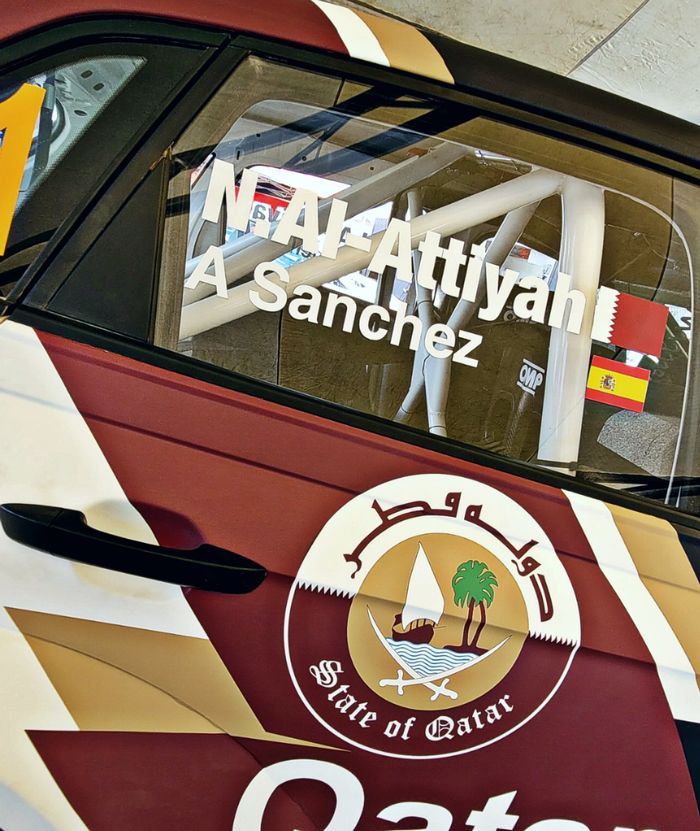 Alba Sanchez mengaku sanat senang bisa menjadi co-driver Nasser Al-Attiyah pada Reli Timur Tengah 2022 yang berlangsung di Oman