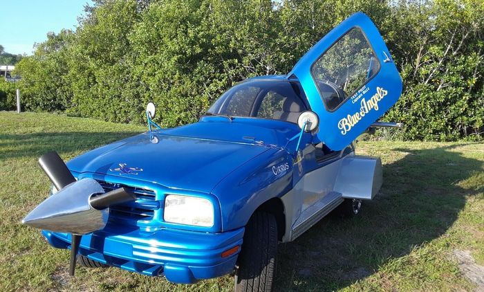 Tampilan depan Chevrolet Tracker pakai baling-baling kecil