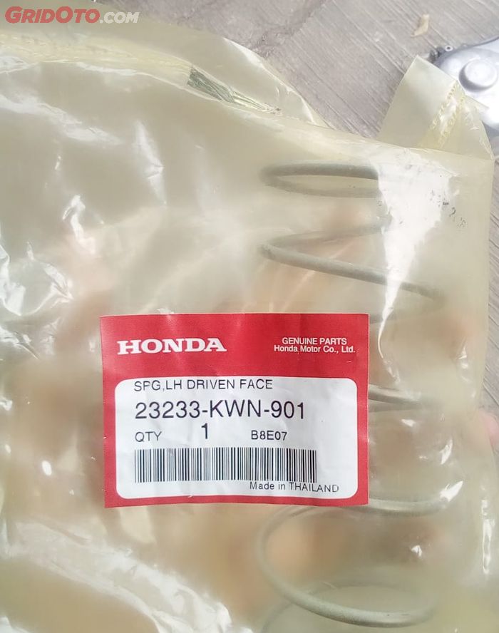 Kode Per CVT Honda PCX CBU