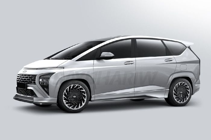 Digital modifikasi Hyundai Stargazer tampil kece usung konsep sporty