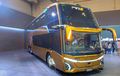 Adiputro Pamerkan Bus Tingkat Mewah Terbaru, Pertama di Indonesia Pakai Sasis Ini