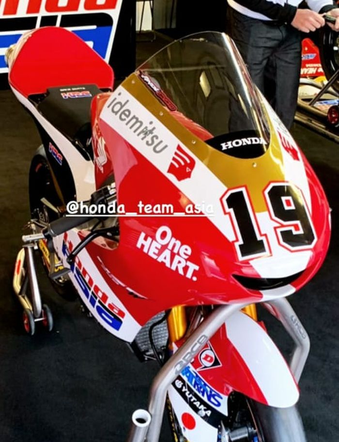 Honda NSF250RW Moto3 yang ditunggangi Andi Gilang