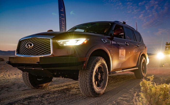 Modifikasi Infiniti QX80 untuk ajang The Rebelle Rally 2020