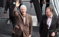 Wuih.. Mantan Presiden Amerika Serikat Bill Clinton Nonton Balap F1 Amerika