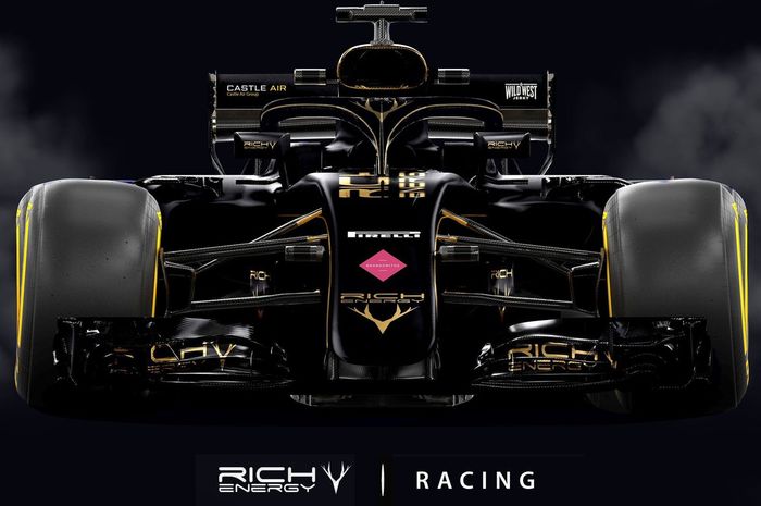 Pada Agustus lalu, Rich Energy merilis livery sebuah mobil F1