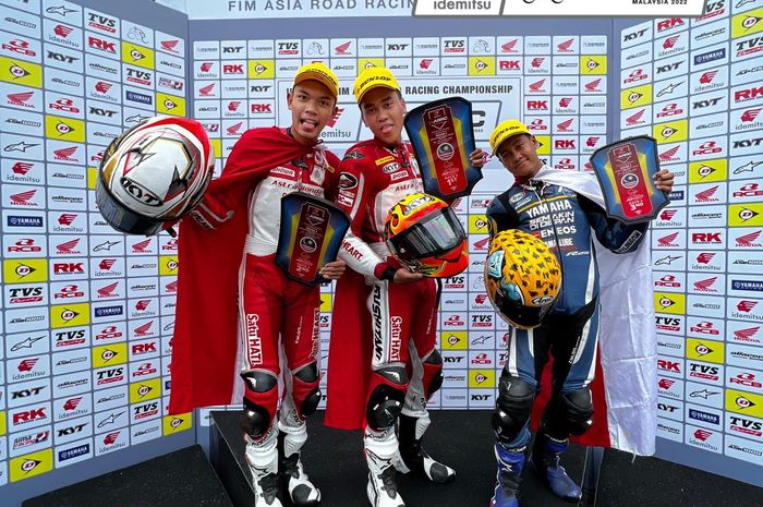 Pembalap Indonesia Tampil Mendominasi, Herjun Atna Firdaus berhasil meraih kemenangan di Hasil Race 2 AP250 ARRC Malaysia 2022