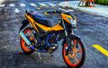 Honda Sonic 150R Berubah Impresif, Kakinya Istimewa Baju Oranye Jumawa