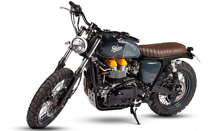 Triumph Bonneville custom scrambler besutan Maria Motorcycles