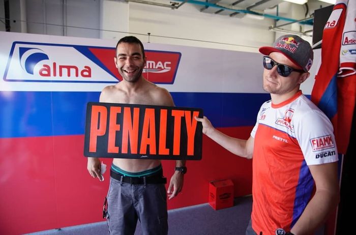 Danilo Petrucci dan Jack Miller di World Ducati Week 2018