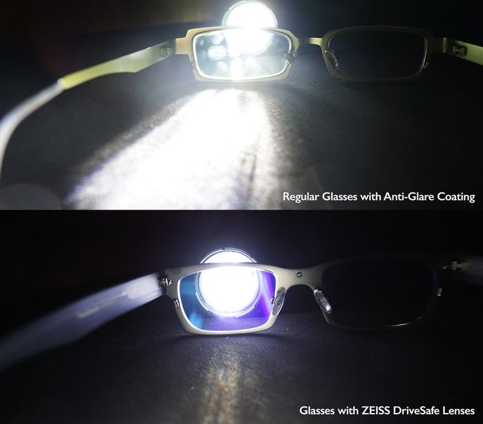 Perbedaan kacamata biasa dengan ZEISS DriveSafe Lense