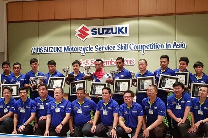 Mekanik Suzuki di Indonesia menjadi yang terbaik se-Asia