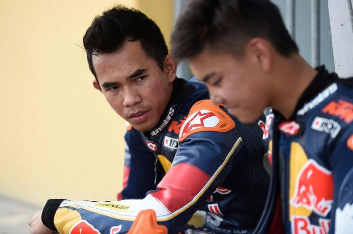 Pembalap Indonesia, Gerry Salim start dari urutan tujuh balap Red Bull Rookies Cup di Red Bull Ring, Austria
