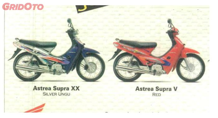 Honda Supra XX dan Supra V bak produk kembar