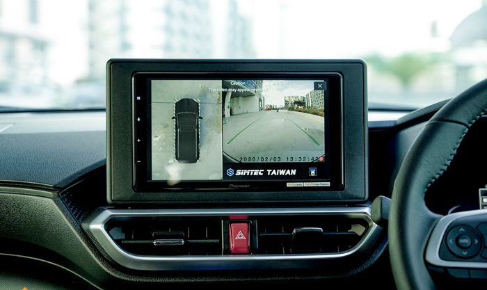Toyota Raize juga ditambahkan fitur kamera 360 derajat