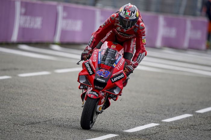 Begini cara pembalap Ducati, Jack Miller merayakan kemenangan di MotoGP Prancis 2021