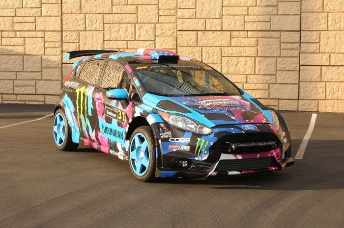 Modifikasi Ford Fiesta bergaya mobil Ken Block