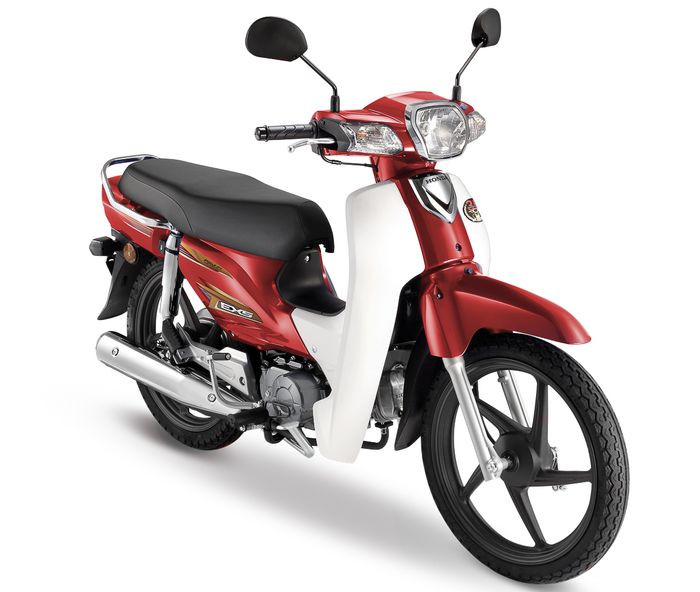 detail Honda EX5 35th Anniversary Euphoria Red Metallic  dengan pelek cast wheel