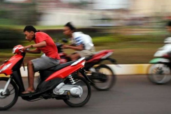 Ilustrasi balap liar