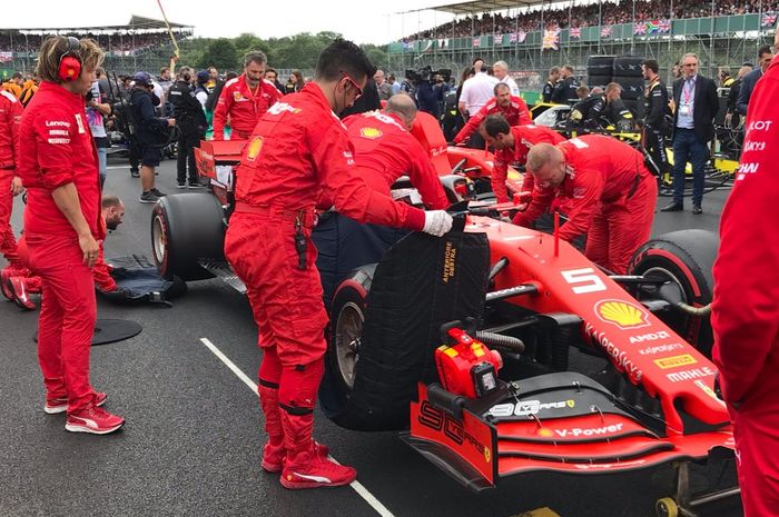 Sebastian Vettel menjelang start F1 Inggris, pada F1 Jerman tim Ferrari berharap melakukan yang terbaik