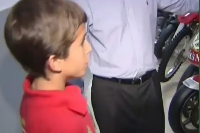 Marc Marquez bersama Emilio Alzamora