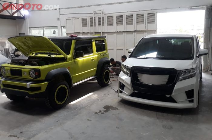Ini Bengkel Modifikasi Paling Besar Di Cirebon Udah Bikin Xpander Turbo Dan Jimny Airsus Plus Supercharger Gridoto Com