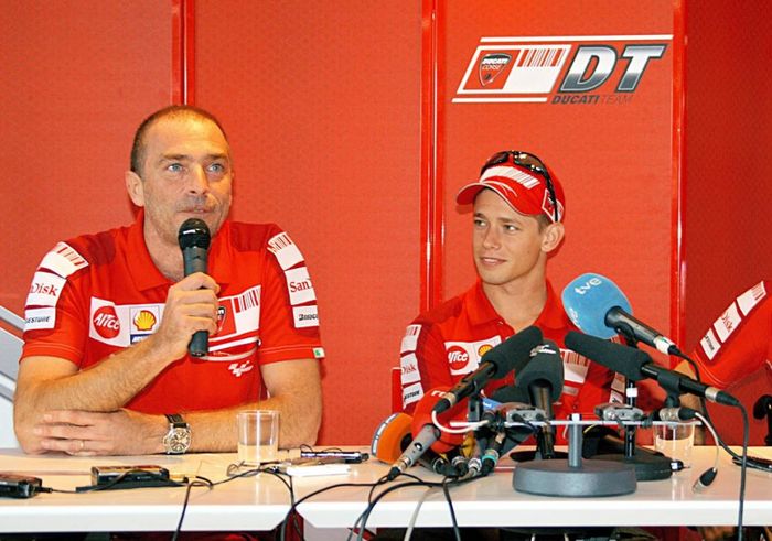 Livio Suppo dan Casey Stoner