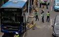 Terulang dan Penyebabnya Mirip, Bus TransJakarta Obrak-abrik Separator di Tanah Abang