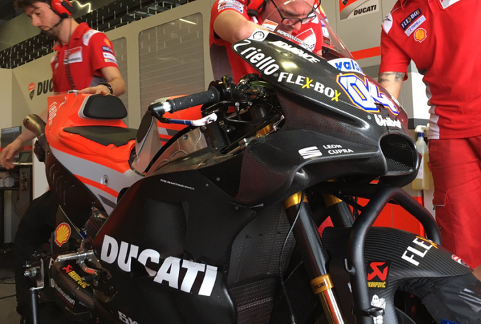 Fairing baru pertama Ducati di tes pramusim Buriram, Thailand