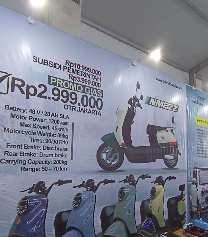 Tawaran harga menarik motor listrik  ZPT ternyata zonk hingga hari ini 
