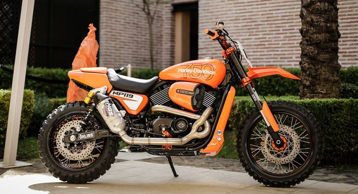 H-D Street 750 modif motocross dari RD Custombikes dan Shaw Speed and Custom