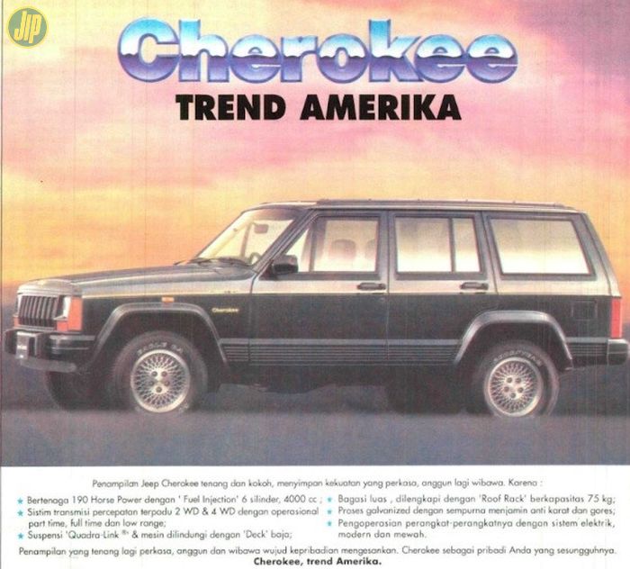 Iklan Jeep Cherokee 1994