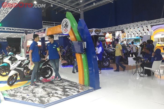 Booth Yamaha di Jakarta Fair Kemayoran 2018