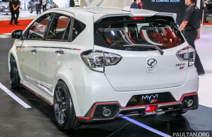 Tampilan belakang Perodua Myvi GT