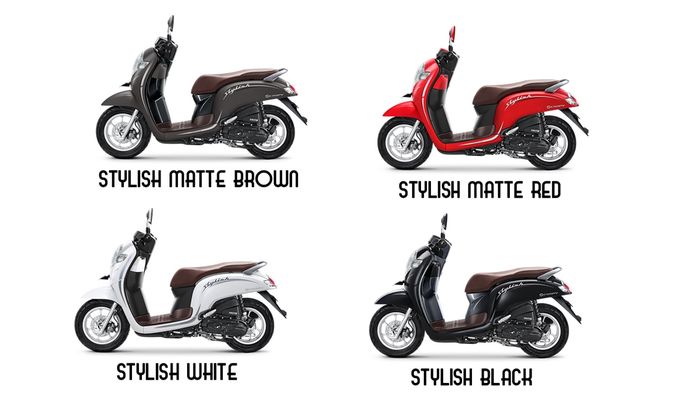 PiIlihan warna Honda Scoopy varian stylish di Indonesia