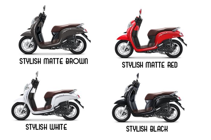 PiIlihan warna Honda Scoopy varian stylish di Indonesia