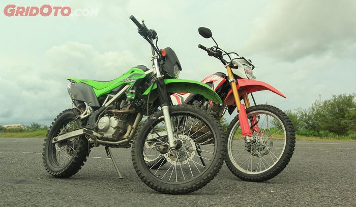 Kawasaki KLX150 dan Honda CRF150L