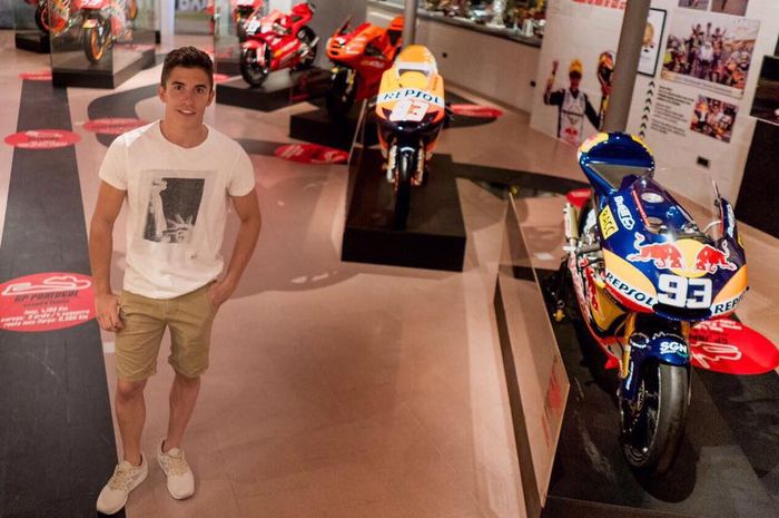 Marc Marquez di museum pribadinya di Cervera